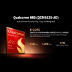 Eonon GMSX6S2 Car Stereo for Chevy Chevrolet Silverado/GMC Sierra 2014-2018, 2015 Silverado Radio CarPlay & Android Auto Head Unit, 10.1" QLED Car Radio with Bluetooth, SWC, 6+64GB -(QCM6225-AD) - Image 3