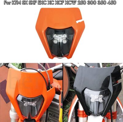 Dirt Bike Motorcycle 6000K LED Headlight Head Light Lamp for KTM SX SXF EXC XC XCF XCW 250 300 350 450 Enduro Supermoto - Image 2