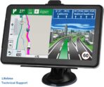 Car GPS Navigation, Latest 2025 Map 7-Inch GPS Navigation System for Car with Turn-by-Turn Directions, Touchscreen Display, Windshield Mount，Pre-Installed North America Lifetime map Free Update - Image 2
