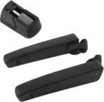 Adjustable Car Armrest for Automobiles Trucks, Pair Car Adjustable Seat Armrest Shock PU Sponge Black Universal for Automobiles Trucks - Image 4