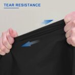 Universal SUV Half Car Cover Waterproof All Weather, Hail Protector Car Body Covers Outdoor Indoor for All Season Windproof Dustproof UV Resistant Snowproof Protect Your Windshield and Roof - Image 4