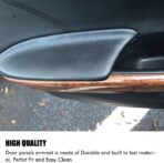 A ABIGAIL Compatible with 2008 2009 2010 2011 2012 Honda Accord Sedan Center Console Armrest Cover & Front Door Panels Armrest (Black) - Image 4