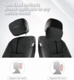 2Pcs Car Neck Pillow, Super Soft Du-Pont Bio cotton Neck Pillow for Driving, Suede Fabric Car Headrest Pillow, Make Your Driving More Comfortable, Suitable for Driving, Traveling (Interstellar Black) - Image 5