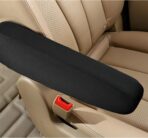 AUCELI 2 Pcs Car Front Seat Armrest Covers, Cloth Fabric Armrest Protectors, Direct Replacement Center Console Lid Armrest Cover Skin, Universal Accessories for Car, SUV, Truck and Van - Image 5