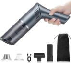 Cordless Car Vacuum Cleaner - Portable Handheld Vacuum with 90° Adjustable Handle,120W / 15000Pa Rechargeable Mini Dust Buster for Cars,Carpets and Pet Hair
