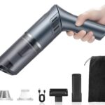 Cordless Car Vacuum Cleaner - Portable Handheld Vacuum with 90° Adjustable Handle,120W / 15000Pa Rechargeable Mini Dust Buster for Cars,Carpets and Pet Hair