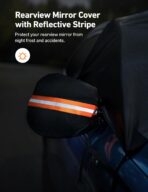 AstroAI Car Windshield Snow Cover, Windshield Cover for ice and Snow, Frost Windshield Cover for Ice, 2*Removal Side Mirror Protector, Windproof UV Sunshade Cover for Cars, SUVs, Vans - Image 4