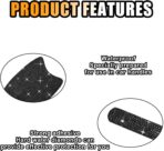 JOYCOURT 10PCS Bling Car Door Handle Anti-Scratch Sticker, Universal Car Doors Handles Protective Cover, Shiny Rhinestone Auto Decor Accessories for Women (Black) - Image 5