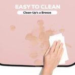 lebogner Back Seat Cover for Kids + 3 Pocket Storage Organizer, (Pink - 3 Pocket) - Image 7