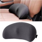 Mandark Car Seat Cushion, Memory Foam Vehicle Driver Seat Pad for Back & Sciatica Pain Relief, Comfortable Lumbar pillow for Driving, Office Chair, Wheelchair, Universal for SUV, Truck, RV (Dark Gray)