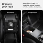 Spigen One-Tap Hidden Storage Box for Tesla Model Y Juniper (Standard, Premium & Performance 2026/2025) and Model 3 Highland (Standard, Premium & Performance 2026/25/24) - Image 4