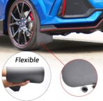 Universal Mud Flaps 4-Piece Set for Trucks/SUVs - Black/Red, Pre-Mounted Screws, Mud Splash Protection, Off-Road Mud Guard with Adjustable Clamps | Heavy-Duty Weatherproof Design - Image 4