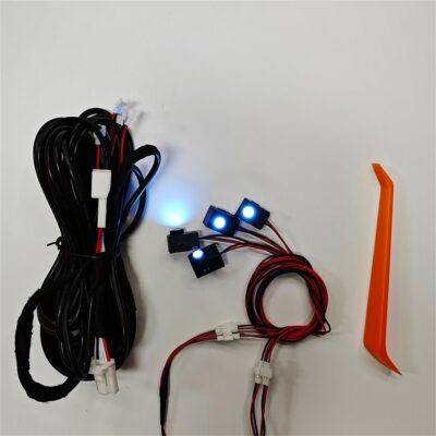 L2R for Toyota Land Cruiser Prodo 250 LC250 (2024-2026) Under Dash LED Footwell Ambient Light Kit Multicolor ABS Car Interior Accessories 4 PCS (Ice Blue) - Image 3