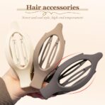 Flat Hair Clips for Women, Flat Claw Clips & Duckbill Hair Clips for Thick or Thin Hair, No-Slip Grip Hair Styling Accessories for Daily Use (Multicolor-C) - Image 2