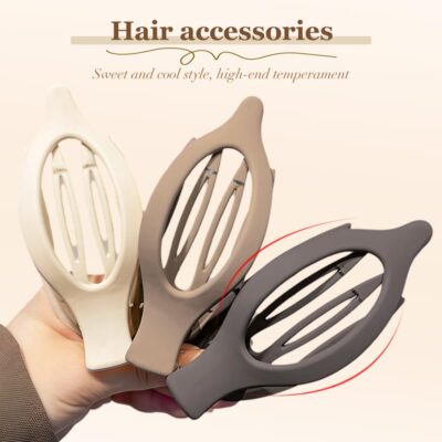 Flat Hair Clips for Women, Flat Claw Clips & Duckbill Hair Clips for Thick or Thin Hair, No-Slip Grip Hair Styling Accessories for Daily Use (Multicolor-C) - Image 2