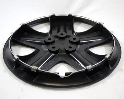 16" Gloss Black Hubcap Kit - ABS Deluxe for 'Monte Carlo' Style 4 Pack - Image 6