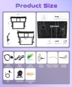 4Core 4G+128G Android 15 Car Radio for Toyota Yaris VIOS 2007-2013, Rimoody Car Stereo Wireless Carplay Andorid auto Mirror Link 9'' INCELL Screen GPS WiFi Bluetooth 5.0 FM/RDS EQ-32 SWC Backup Camera - Image 8