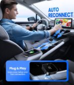 Teeran Wireless CarPlay Adapter for iPhone (2026 Upgraded), Mini Plug & Play for Cars with Factory Wired Apple CarPlay, Fast & Stable Connection, Easy Setup, Wide Vehicle Compatibility USB & USB C﻿ - Image 3