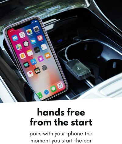 Wireless CarPlay Adapter for iPhone - Go Cordless in Seconds - USB Apple Car Play Wireless Adapter for iPhone 6 or Newer, 2017 Cars or Newer with USB C + A, Seamless, Crisp Sound, Bluetooth/WiFi - Image 3