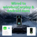 Wireless CarPlay Adapter, Convert Wired to Wireless CarPlay, Silver, Plug & Play, No Delay, USB & USB-C Compatible for Cars 2016+, Compatible with iOS & Android - Image 7