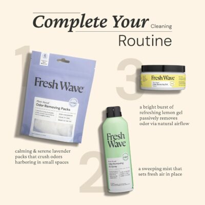 Fresh Wave Lavender Odor Eliminating & Deodorizing Packs | Bag of 6 | Safer Odor Relief for Small Spaces | Natural Plant-Based Odor Eliminator | Odor Absorbers for Home - Image 7