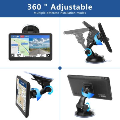 GPS Navigation for Car Truck Drivers 7 inch Navigation Systems for Car with Voice Guidance and Speed Camera Warning 2D&3D map Americas Maps Free Lifetime Map - Image 4