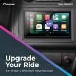 Pioneer DMH-1600NEX 6.8" Double-Din Digital Multimedia Receiver - Built in Bluetooth, Wired Apple CarPlay and Android Auto, Touchscreen, Rear Camera Input - Image 2