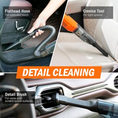 Armor All AA12V2 0903 Car Vac, Compact, Orange - Image 3