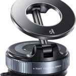 2026 Upgraded Vacuum Magnetic Car Phone Holder with 3 Rings 360° Ultra Suction Cup Phone Mount for MagSafe Cell Phone Holders for Your Car/Gym/Mirror Mount for iPhone & Android