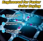 SHSCLY Professional Car Drying Towel – 2-Pack XL Microfiber Towels for Cars, Trucks & SUVs, No Drag, Paint-Safe, Controlled Streak-Free Drying, Lightweight Feel When Wet, Soft & Absorbent, 29" × 33" - Image 4