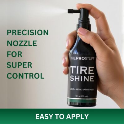 The Pro Stuff® Car Tire Shine Spray - Professional Satin Black Finish (No Greasy Wet Look) | No Sling Formula, Quick Drying Tire Dressing | Long Lasting Tire Protectant - Image 5