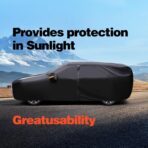 Minivan Car Cover for Dodge Grand Caravan 1984-2026 100% Waterproof All Weather, Heavy Duty Outdoor Full Exterior Covers Rain Sun Wind UV Protection. - Image 3