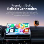 Denash 2 in 1 Wireless CarPlay and Android Auto Adapter, Fast Auto-Connect Plug & Play CarPlay Dongle, No Delay Car Play Adapter with USB/USB-C Port for iPhone & Android (Color Pattern) - Image 6