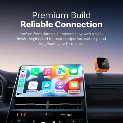 Denash 2 in 1 Wireless CarPlay and Android Auto Adapter, Fast Auto-Connect Plug & Play CarPlay Dongle, No Delay Car Play Adapter with USB/USB-C Port for iPhone & Android (Color Pattern) - Image 6