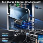 6 Pack USB C Car Charger, Ancekoy 38W Dual USB-C + USB-A Car Charger Adapter Fast Charge PD/QC 3.0 Cigarette Lighter Adapter USB Charger Plug for iPhone 17/16/15/14/13/12/11/Pro Max, iPad, Samsung - Image 4