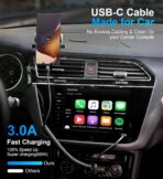 USB Type C Charger Cable Fast Charging, [2-Pack, 3ft] Coiled USB A to Type C Charger Cord for Car USB-C Cable Compatible with iPhone 17/16/15/Plus/Pro/Pro Max/Samsung Galaxy A10e A20 A50 S20 S10E - Image 2