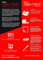 VViViD Air-Tint Headlight/Tail Light Window Tint (16" X 48" (w/Tools), Light Smoke Black) - Image 4