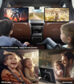 15.6 inch 4K Android Car TV Headrest Monitor for Cars Back seat Rear Entertainment System, Support Wireless Phone Link Touch Screen,with WiFi/Bluetooth/HDMI/USB/Video Player 2G+32G (2PCs) - Image 3