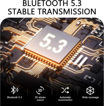 USB Bluetooth Receiver for Car, Bluetooth 5.3 Wireless Audio Adapter, USB Power Supply 3.5mm Aux Jack Adapter, FM+AUX Transmitting Signal Receiver, for Car Stereo Sound Home Stereo, PC (Black) - Image 4