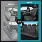 Custom Fit Seat Covers for Toyota Camry 2025-2026 LE/SE - Premium Faux Leather Full Set with 4-Layer Waterproof Protection - Image 7