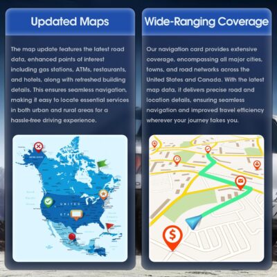 2025 Latest Navigation SD Card for Ford A15–GPS Map Update for Lincoln & Ford, Compatible with F-150, Explorer, Escape, Fusion, Edge, Expedition,Navigator, MKC, MKZ, MKX, Sync, USA & Canada - Image 7