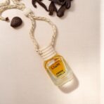 Llum Amber Vanilla Hanging Car Air Freshener – Luxury Automotive Perfume Diffuser 10ml (0.34 fl oz), Long-Lasting Fragrance, Alcohol-Free Non-Toxic Car Scent, Glass Bottle With Wood Cap - Image 5