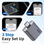 Wireless CarPlay Adapter for Apple iPhone 2026 Upgrade, Converts Factory Wired to Wireless, No Delay, Stable Connection, Mini Apple Carplay Wireless Adapter for iOS 10+ and Car from 2018+,USB/Type C - Image 5