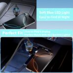 Car Charger USB C, KYOHAYA 90W 4-Port Dual USB-C & USB-A Power Cigarette Lighter Adapter PD/QC Type C Car Charger Fast Charging for iPhone 17 Pro 17 Pro Max 16 15 14 13 12 11/Galaxy S26 S25/Pixel/iPad - Image 9