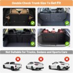 Detachable Hanging Trunk Organizer, Foldable Car Trunk Organizer Hanging for SUVs, Jeeps, Hatchbacks, Car Trunks Organiser with 7 Large Compartments - Image 7