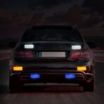 25 Pcs Warning Reflective Stickers, Assortment Outdoor Waterproof Safety Reflective Stickers, 1.2 x 3.25 Inch Driveway Reflectors Sticker, Night Visibility Adhesive Sticker - Image 3