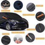 Special 16 Layers Full Car Cover Fit for 2006-2024 MERC-edes Benz E Series E200 E300 E63 AMG S, Ultra Heavy 600D Oxford Cloth, All-Weather Summer Sun Exposure and Winter Snow Rain Dust UV - Image 2