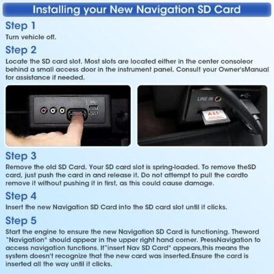 2025 Latest Navigation SD Card for Ford A15–GPS Map Update for Lincoln & Ford, Compatible with F-150, Explorer, Escape, Fusion, Edge, Expedition,Navigator, MKC, MKZ, MKX, Sync, USA & Canada - Image 6