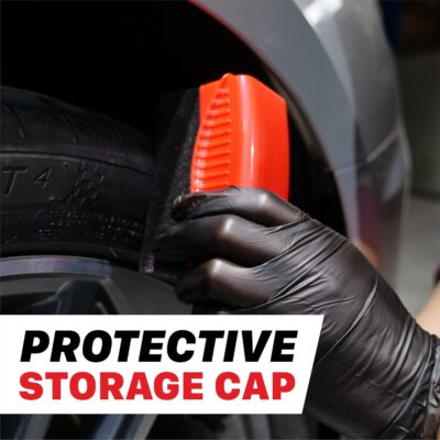 Maxshine Universal Tire Shine Applicator with Protective Cover – Dense Foam Pad with Ergonomic Grip – Mess-Free Tire Dressing Tool for Coating, Cleaning & Car Detailing – Auto, Boat & Marine Detailing - Image 6