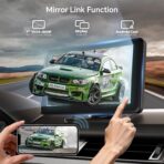 Wireless CarPlay & Android Auto Car Stereo - 7" HD Portable Touchscreen with Bluetooth 5.2, GPS Navigation, Mirror Link, 1080P Backup Camera, AUX & FM Transmitter - Plug & Play Receiver for Vehicles - Image 2